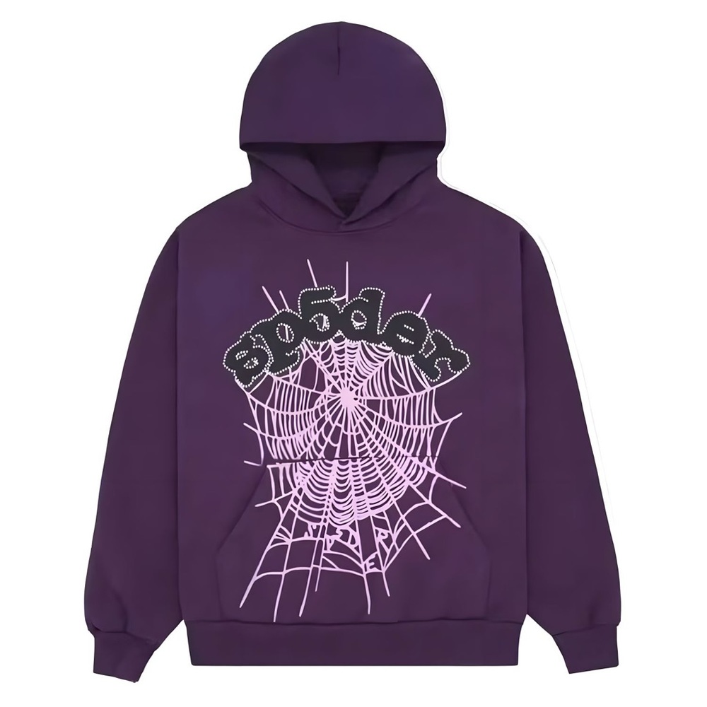 grape sp5der hoodie